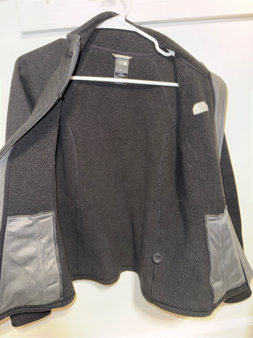 The North Face Women's Black Teddy Fleece Jacket - Picture 4 of 5